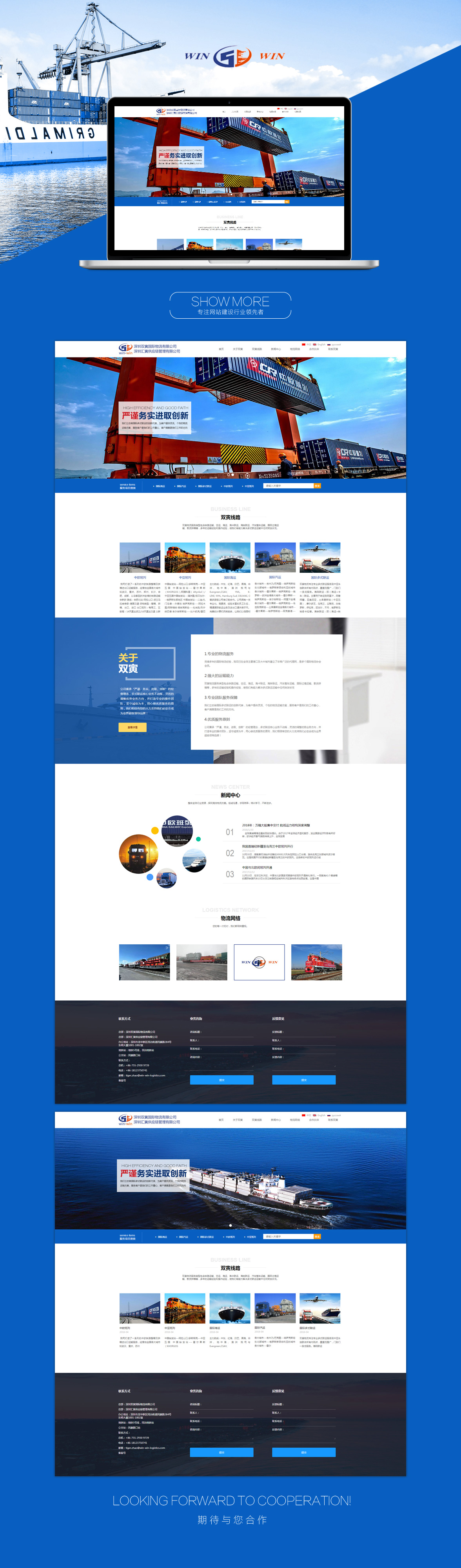 國際物流網站(zhàn)設計(jì)開(kāi)發