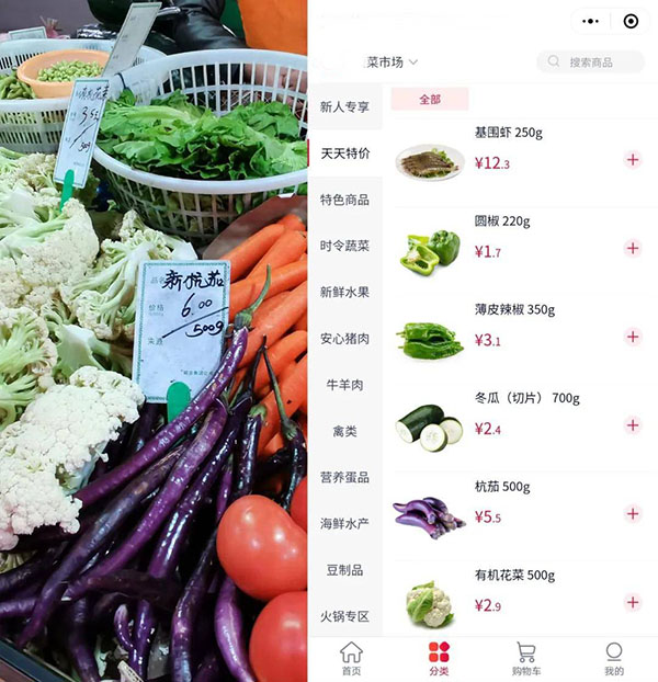 農貿菜場(chǎng)小(xiǎo)程序開(kāi)發